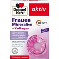 Doppelherz Frauen Mineralien + Kollagen 30 Depot Tabletten Gesundheit Beauty