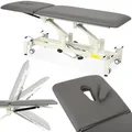 HABYS Ultima H2 | Hydraulische Massageliege Behandlungsliege Therapieliege Massagebank Kosmetikliege | Höhenverstellbare 2-Segmente | 195 x 70 cm