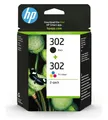 ORIGINAL HP 302 KOMBI-PACK | Schwarz & Farbe | Tintenpatronen Set | NEU K06