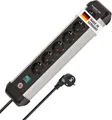 Brennenstuhl Premium-Alu-Line Steckdosenleiste 6-Fach/Steckerleiste aus