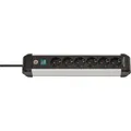 brennenstuhl Premium-Alu-Line 6-fach Steckdosenleiste mit Schalter 3,0 m...