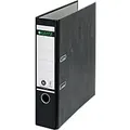 Leitz 180° Ordner Breit DIN A4 82 mm Schwarz 2 Ringe 1080 Pappkarton Wolkenmarmor Hochformat