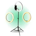 Ringlicht mit Stativ Handy Smartphone Halterung Selfie 2m groß hoch 210cm Tripod