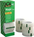 3M Scotch Magic 810 Büro-Klebeband 19 mm x 33 m transparent Packung mit 8 x m 8 Rollen (8-1933R8)