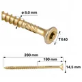 Tellerkopfschrauben 6 8 10 Holzbauschrauben Tellerkopf Holz Schrauben WKCP TORX