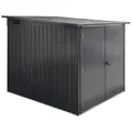 FLORAWORLD Fahrradgarage, 163 x 163 x 204 cm (BxHxT), 4.800 Liter - grau