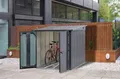 Fahrradgarage für 3 Fahrräder Metall 149 x 192 cm anthrazit