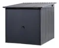 Floraworld Fahrradbox, Fahrradgarage für 3 Fahrräder 164 x 204 x 145/163 cm anthrazit