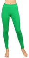 Bellivalini Damen Lange Leggings aus Baumwolle BLV50-155 (Grün,S)