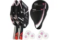 Butterfly Tischtennisschläger 2x Dimitrij Ovtcharov Black + 2x DC1 + Bälle, Tischtennis Schläger Set Tischtennisset Table Tennis Bat Racket