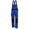 Qualitex Workwear Arbeitslatzhose Qualitex Latzhose X-Serie kornblau/schwarz, Gr. 56 blau|schwarz 56