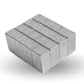 STRONG MAGNETS Neodym Würfel-Magnet - Extra stark - 50 Stück - 10mm x 5mm x 1mm - Für Magnettafel, Kühlschrank, Whiteboard, Pinnwand, Büro