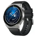 Huawei Watch GT 3 Pro 46 mm titan am Fluorelastomerarmband schwarz