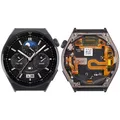 Ersatzteil Huawei Watch GT 3  PRO 46mm ODN-B19 LCD mit Rahmen + Tasten Schwarz