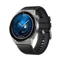 Huawei Watch GT 3 Pro [inkl. Kunststoffarmband schwarz] 46mm Titangehäuse silb S