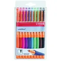 STABILO pointVisco Gelschreiber orange 0,5 mm, Schreibfarbe: farbsortiert, 10 St.