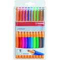 STABILO Stabilo pointVisco Gel Rollerball Pen Plastic Case Pack of 10