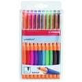 STABILO pointVisco Gelschreiber orange 0,5 mm, Schreibfarbe: farbsortiert,...