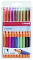 STABILO pointVisco Gelschreiber orange 0,5 mm, Schreibfarbe: farbsortiert, 10 St