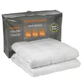 sleepling Gewichtsdecke 135x200, 4 kg, Therapiedecke Erwachsene, Entspannungsdecke gegen Stress und Schlafstörungen, Weighted Blanket, schwere Decke mit Glasperlenfüllung, Made in EU