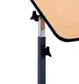 FabaCare Beistelltisch Betttisch Krankenpflegetisch Nova, Nachttisch, Grau