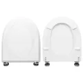 Toilettensitz Mallorca Hatria Holz Beschichtet Harz Polyester Weiß