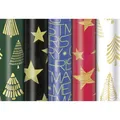 Zoewie Weihnachts-Geschenkpapier-Röllchen 'Golden Glam' (Geschenkpapier, 25 x) (33052 222264)