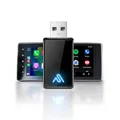 AutoSky Wireless CarPlay Adapter Pro Slim Edition - Kleinster neuester und schnellster kabelloser CarPlay-Adapter - Werksverkabelte CarPlay-Autos - USB-A- und USB-C-Kabel