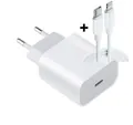 TradeNation Ladeset USB-C-Lightning Kabel 1m 20W Schnellladegerät iPhone Ladekabel USB-Ladegerät (2000,00 mA, 100cm Lightning Kabel iPhone Ladekabel, 1-tlg., USB Ladegerät + Ladekabel Set, iPhone 14 13 12 11 PRO/14 13 12 11 Pro max/12mini/X/XR/SE 2022 2020)
