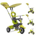 smarTrike Vanilla 4-in-1 Dreirad grün, mitwachsend, Touch Steering, UV-Schutzdach