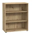FORTE TEMPRA 2 Regal mit 2 Einlegeböden, Holzwerkstoff, Artisan Eiche Dekor, (B x H x T) 73,7 x 85,5 x 34,8 cm