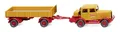 Wiking 085048 H0 Hanomag mit Pritschenanhänger "Bölling"
