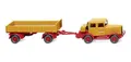 Wiking Traktor Hanomag + Pritschen Anhänger Bölling 085048