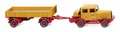 Wiking H0 085048 Modellauto Hanomag mit Pritschenanhänger "Böllig" 1:87 *NEU*