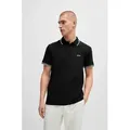 BOSS GREEN Poloshirt Paul mit Polokragen schwarz S (46)