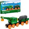 Ravensburger World Grüner Kranwagen mit Anhänger (grün/gelb)