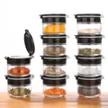 yourGEAR Gewürzstreuer your GEAR Gewürzstreuer Double-Flip - 10 Gewürzdosen à 85 ml aus Glas