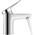 Duravit S MinusFlow Wave Waschtischarmatur WA1012002010 Ausladung 95mm, ohne Zugstangen-Ablaufgarnitur, chrom