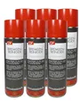 SDV Chemie Bremsenreiniger Spray 6X 500 ml Power Brake Cleaner 360° Ventil Teilereiniger