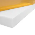 Quiet Please Schallabsorber Basotect® 100x50x2cm weiß selbstklebend Schallschutz Schalldämmung Akustikschaumstoff für Wand und Decke