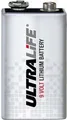 Lithium Batterie Ultralife Typ 6LR61 9V-Block