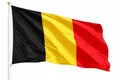 Belgien Flagge - WM 2026 Fahne - Fanartikel - straparzierfähiges Polyester & Metallösen - Weltmeisterschaft (Belgien 90x150 cm)