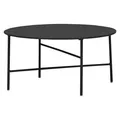 ebuy24 Penny Gartentisch Ø70 cm H 35 cm Schwarz