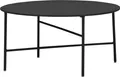 Penny Gartentisch Ø 70 cm. H 35 cm, schwarz.