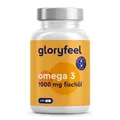 Omega 3 Fischöl Kapseln 1000 mg - 180mg EPA  & 120mg DHA - 400 Softgel-Kapseln