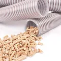 silos24 104160 Pelletschlauch 5 Meter NW 50 mm mit CU-Litze Saugschlauch Rückluftschlauch Förderschlauch, Schlauchlänge:5 m