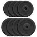 GORILLA SPORTS® Hantelscheiben Gewichte Gewichtsscheiben Hantel Krafttraining