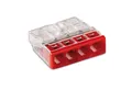 WAGO Verbindungsdosenklemme WAGO Steckklemmen 2273-204, 4-polig, 0,5...2,5 mm², 100 Stück