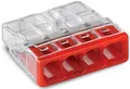 WAGO 2273-204 - 4-polig Klemmen Steckklemme - Verbindungsklemme - 0,5 - 2,5mm²