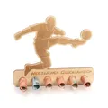 Geldgeschenk "Fußball" zum Geburtstag - Geldscheinhalter aus Holz